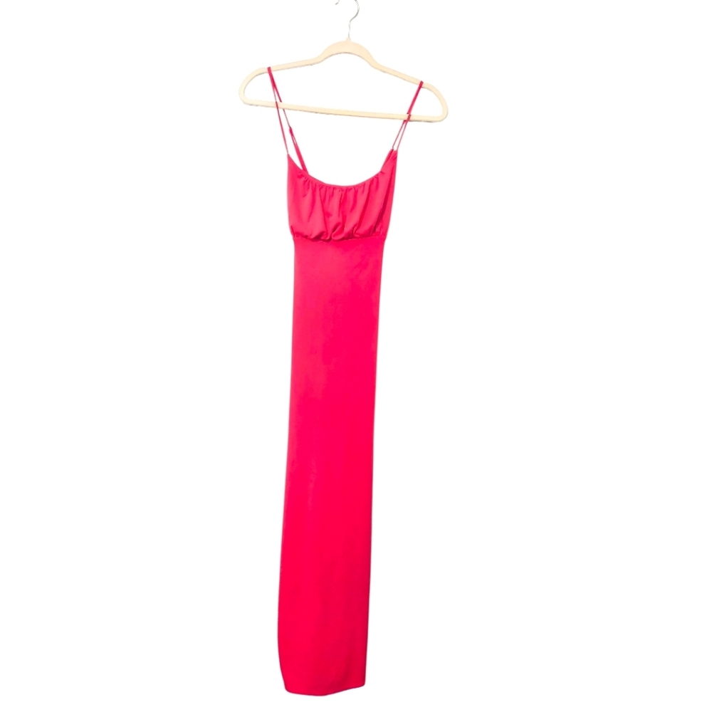 Love Tree Pink Strappy Maxi Pink Dress Size Small